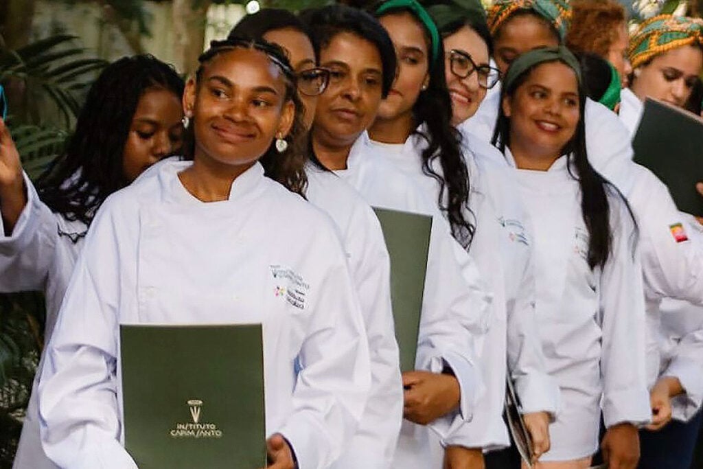 formatura curso de gastronomia Instituto Capim Santo