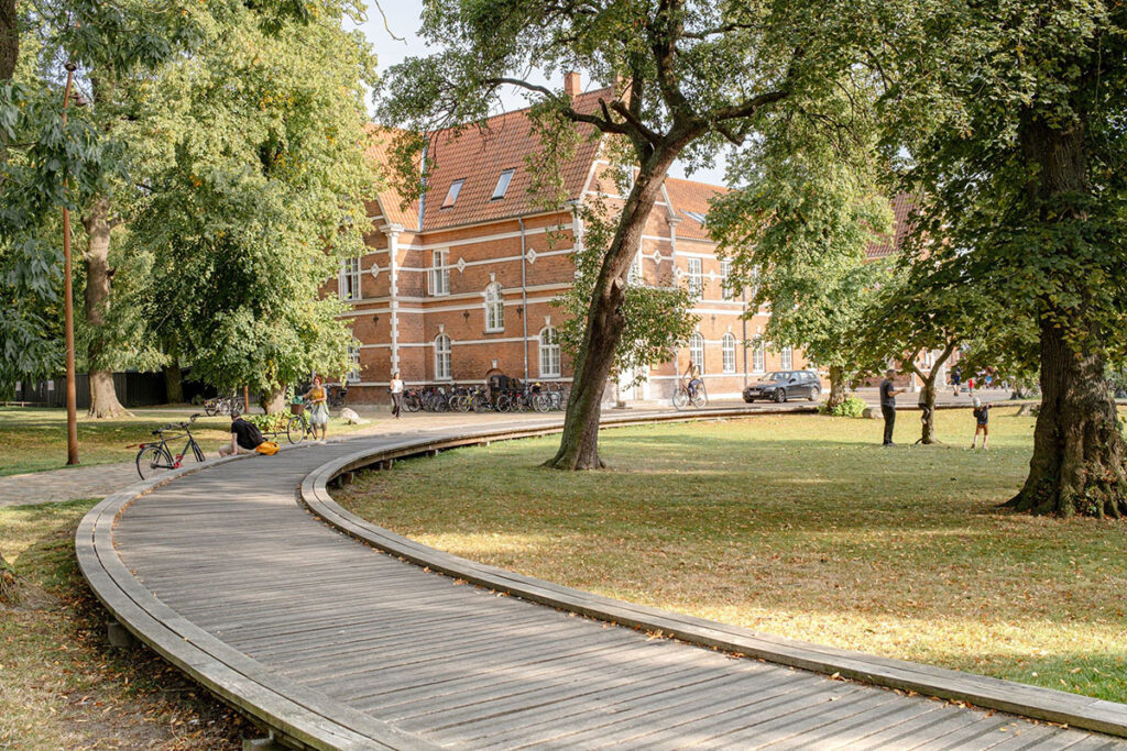 parque para conter enchentes