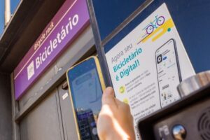 bicicletários estações