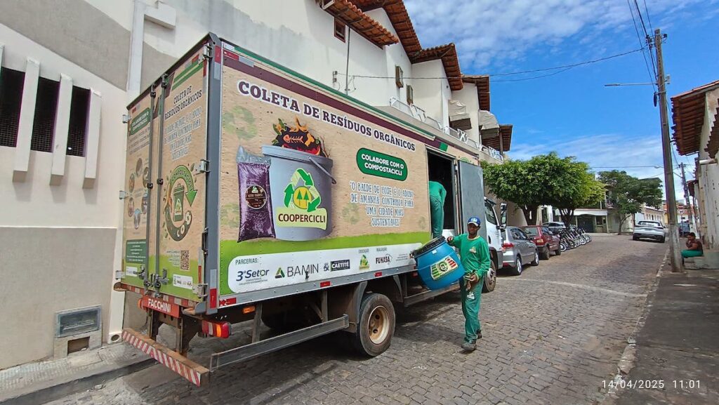 coleta seletiva de lixo orgânico