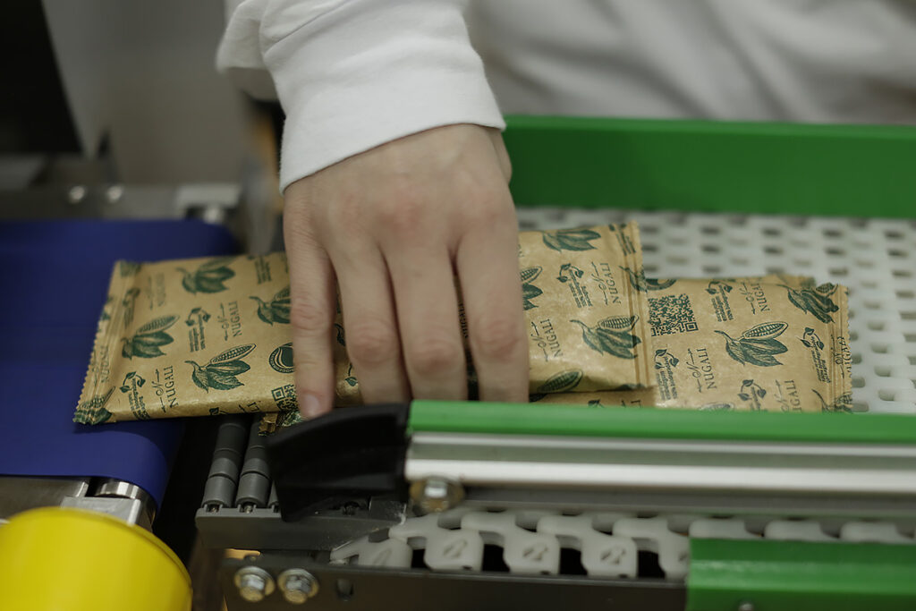 chocolate embalagem de papel