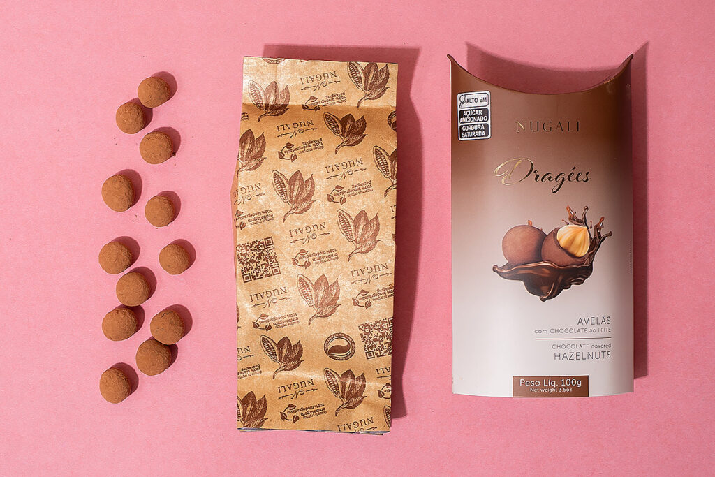 chocolate embalagem menos plástico