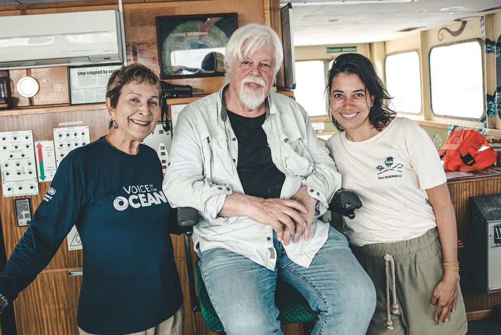 Heloisa Schurmann Paul Watson e Nathalie Gil