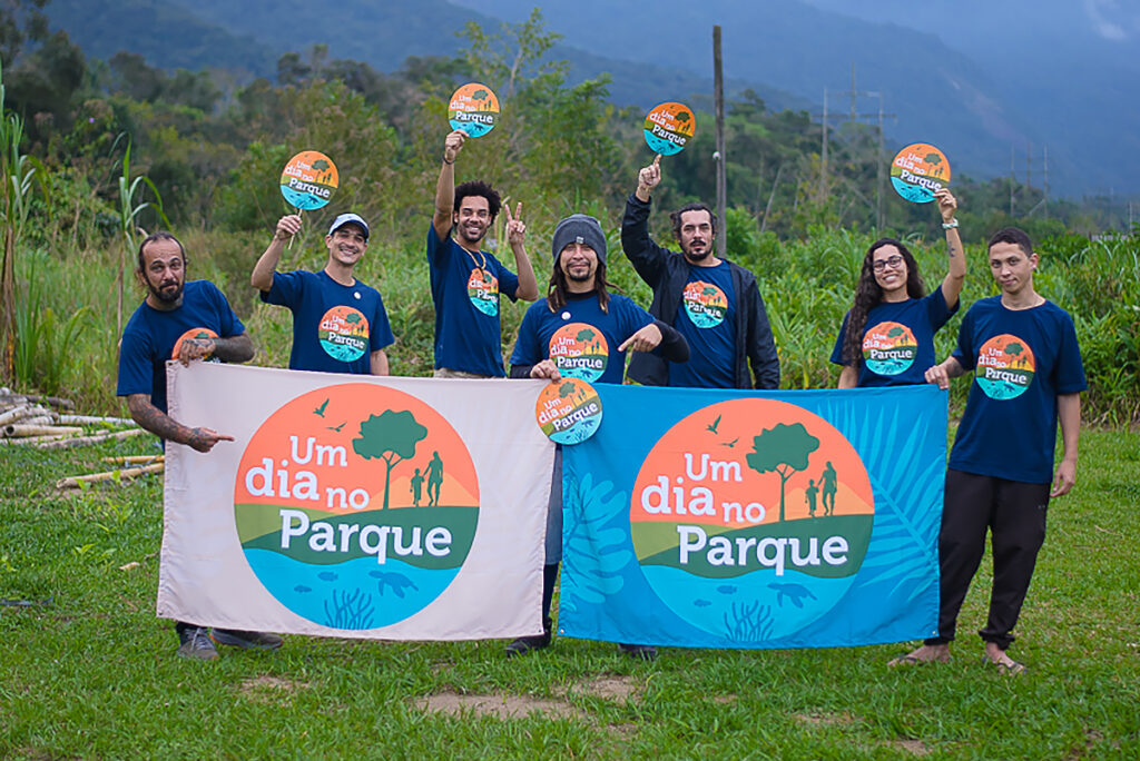 um dia no parque