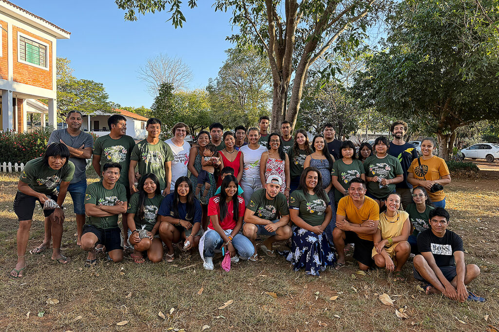 Jovens da Rede de Sementes do Xingu