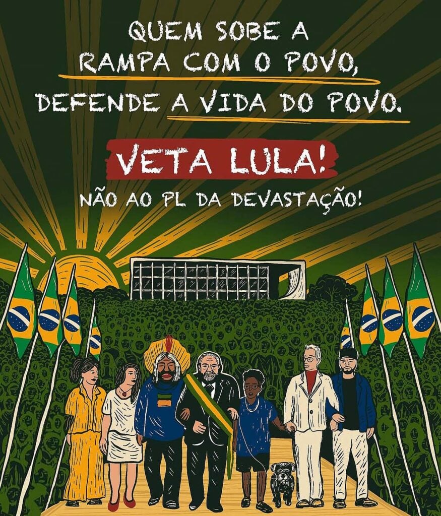 arte pelo veto ao PL da Devastação