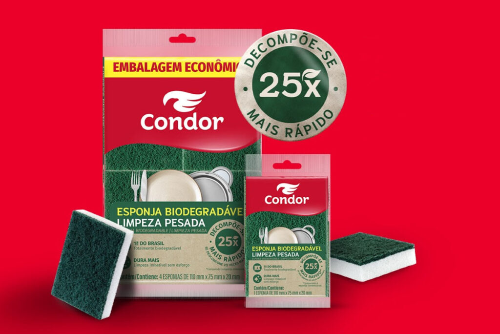 esponja biodegradável