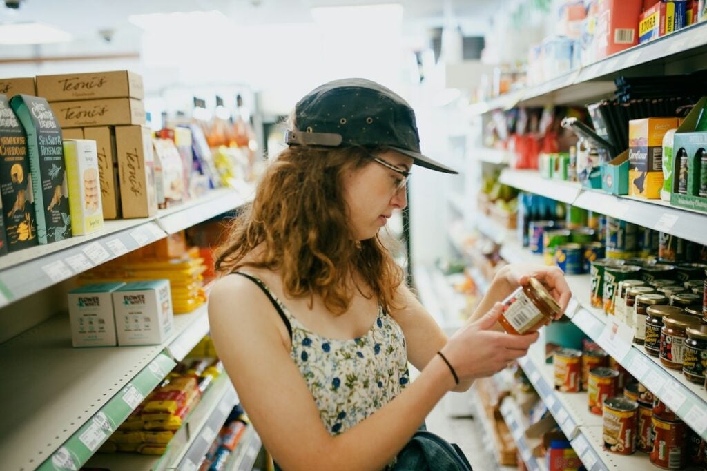 ler rótulos de alimentos