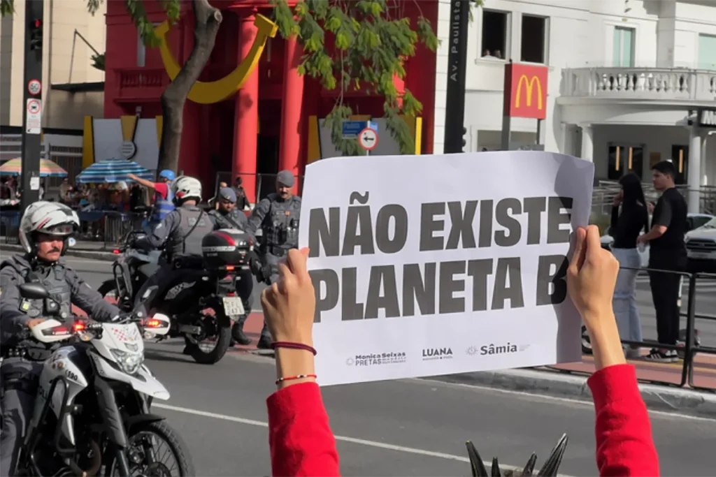 manifestação ambientalista