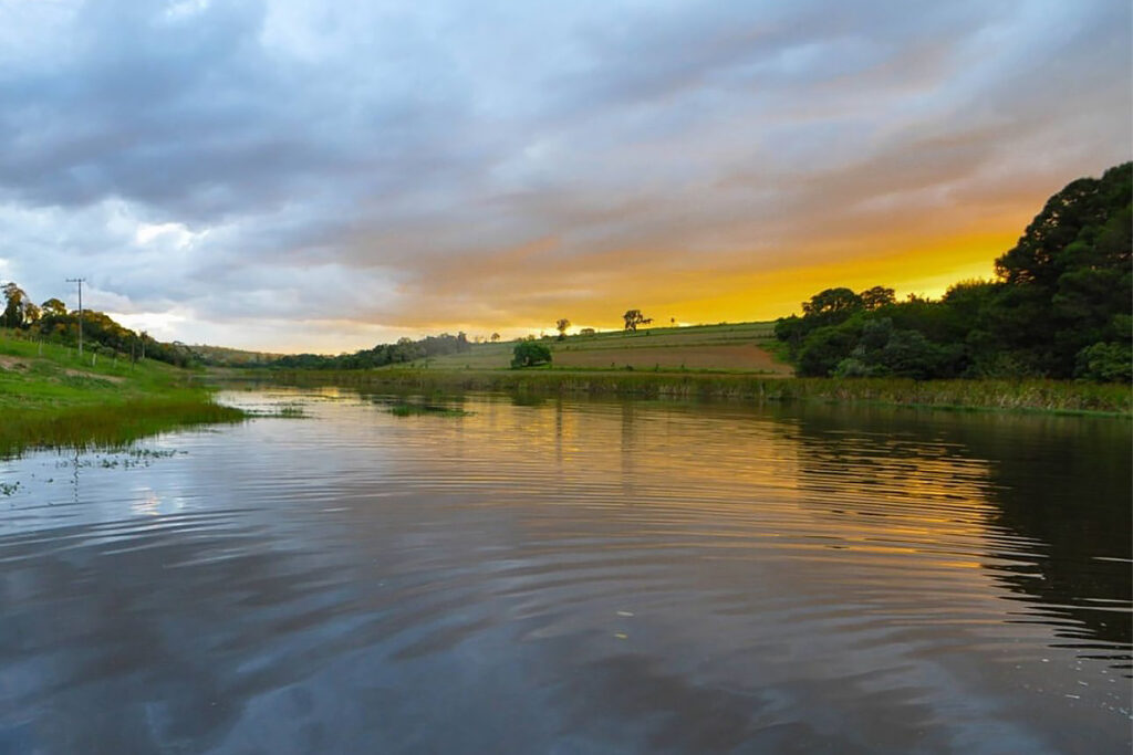 Vila Terra Biodinâmica lago açude