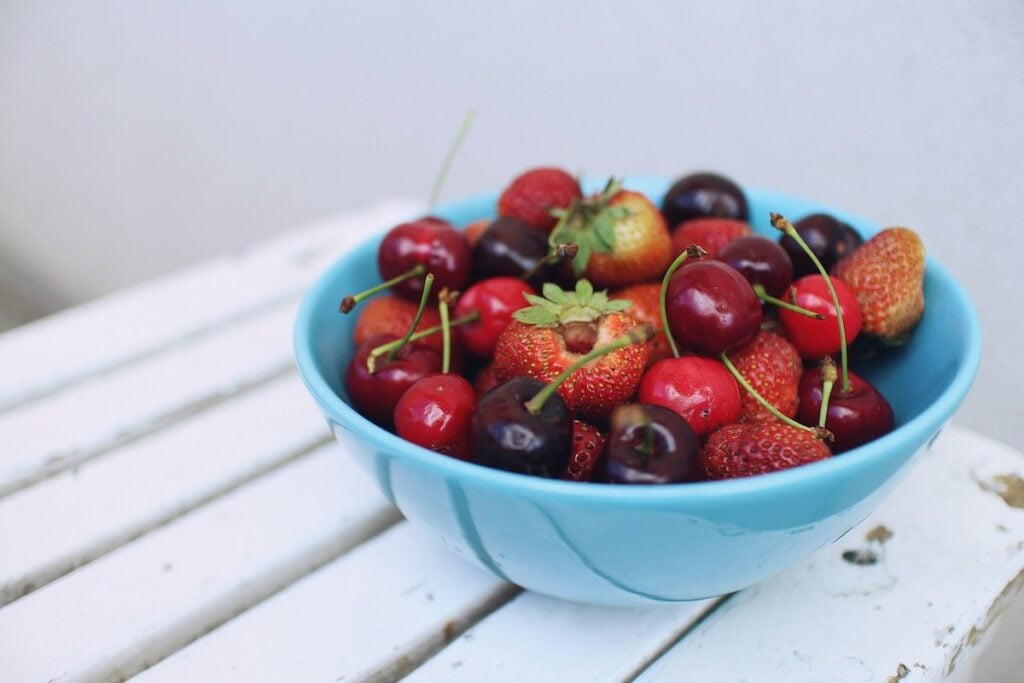 conservar frutas vermelhas