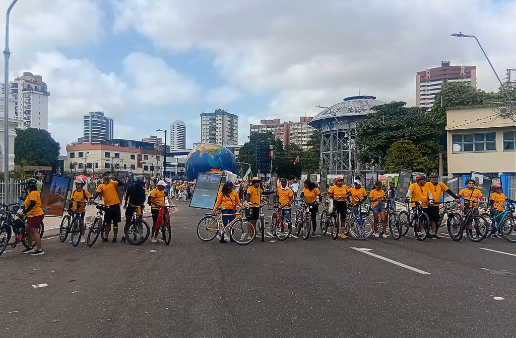 ciclistas na COP30