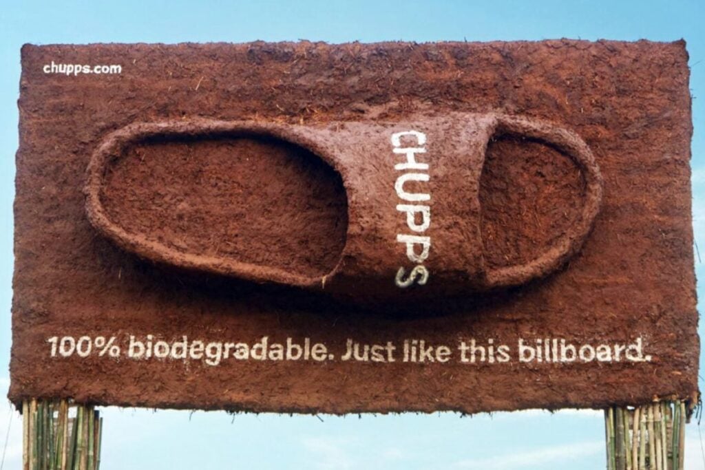 chinelo biodegradável