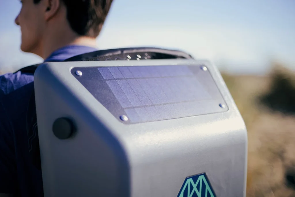 mochila solar