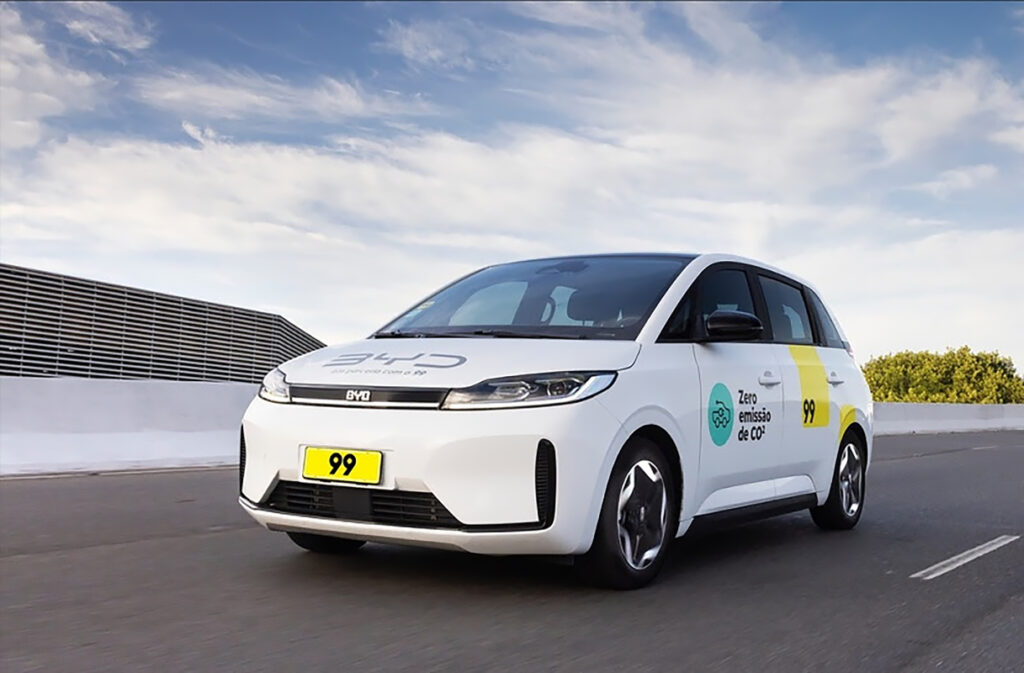 aliança pela mobilidade sustentável carro 99 byd