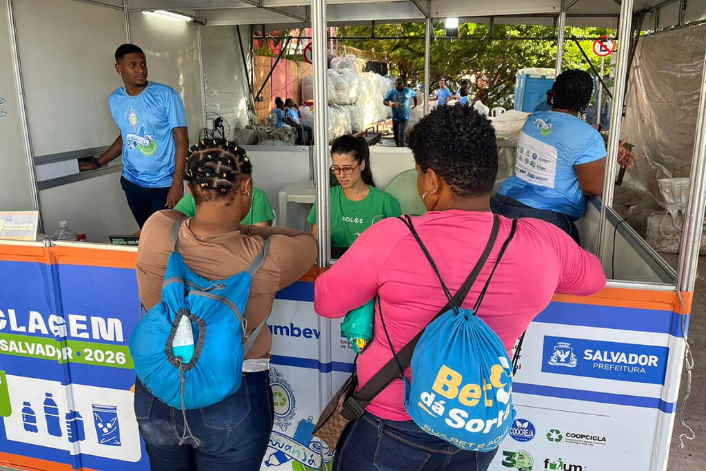 reciclagem dia de Iemanjá