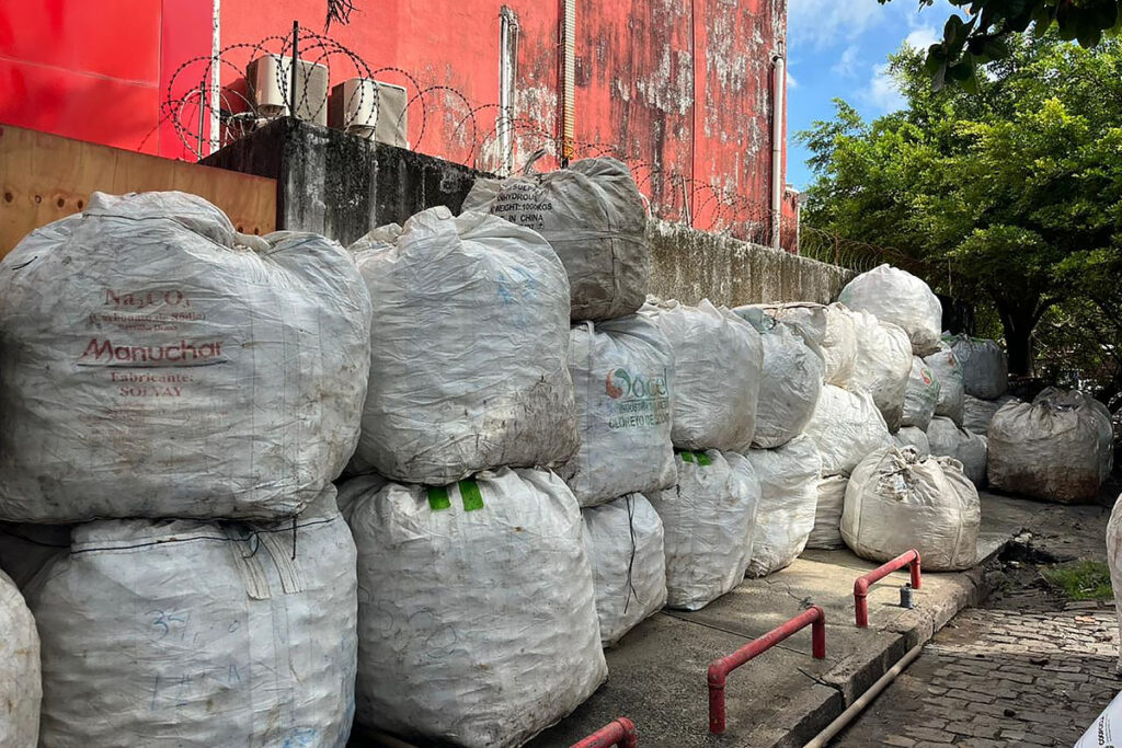 recicláveis dia de iemanjá