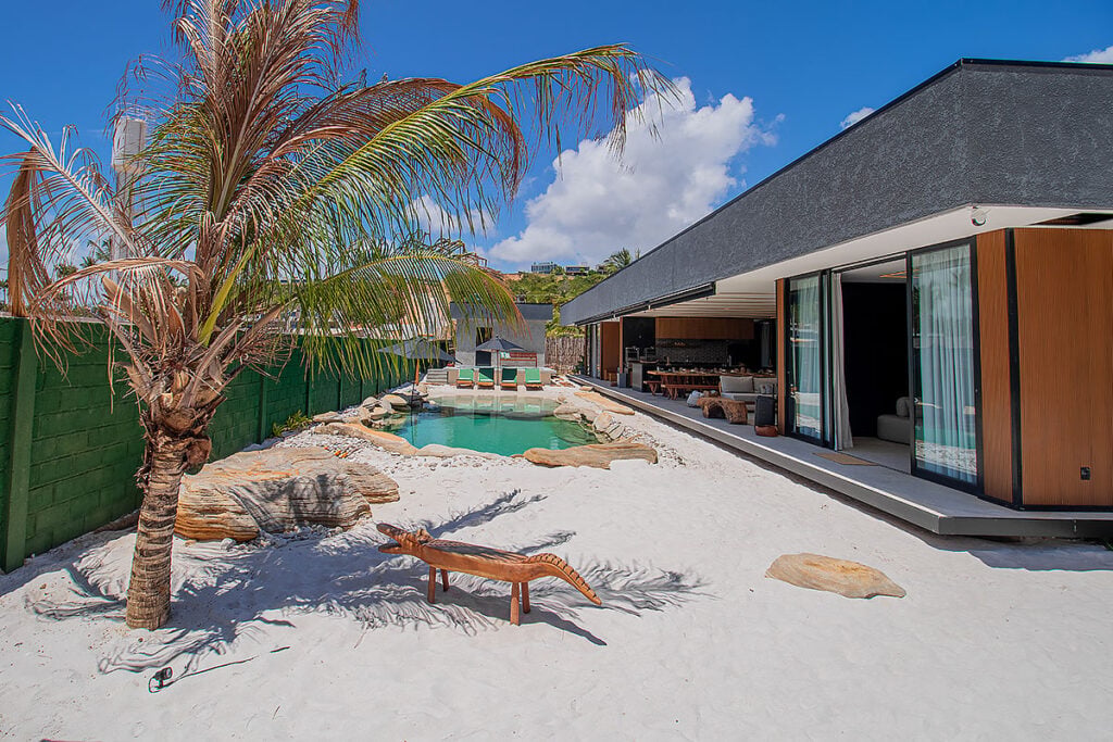 casa blocos de plástico