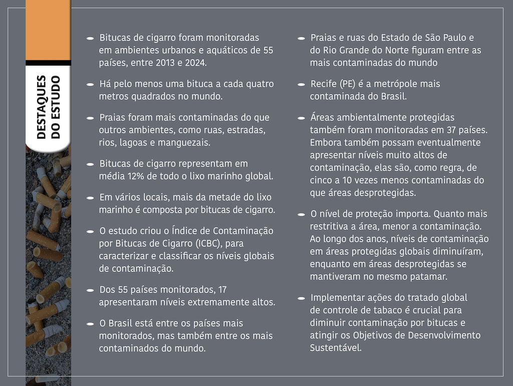 bitucas de cigarro estudo