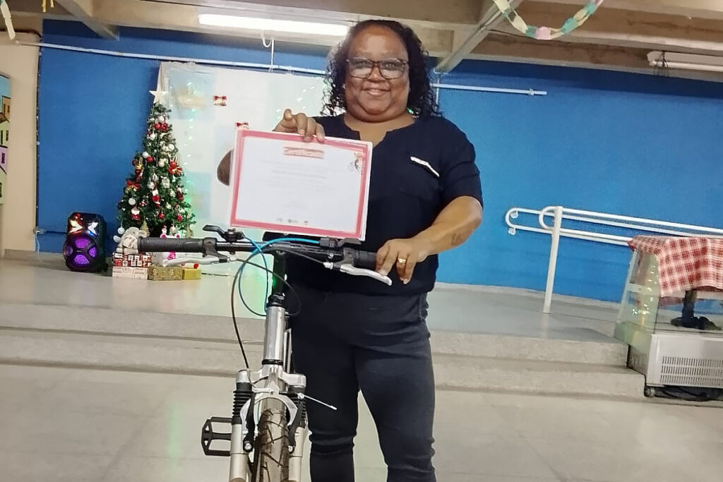 formada no cruso de bicicletas