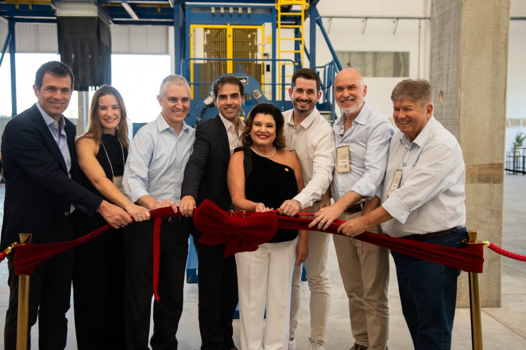 inauguração da unidade de triagem mecanizada