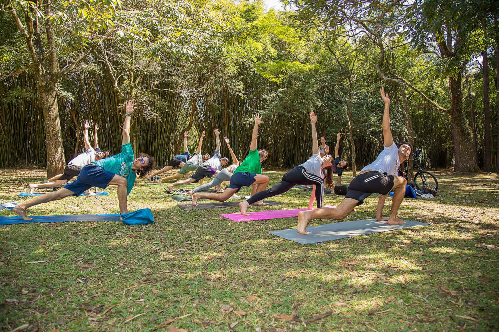 yoga no parque Ibirapuera