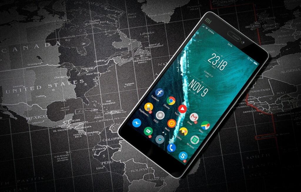 celular mapa EUA