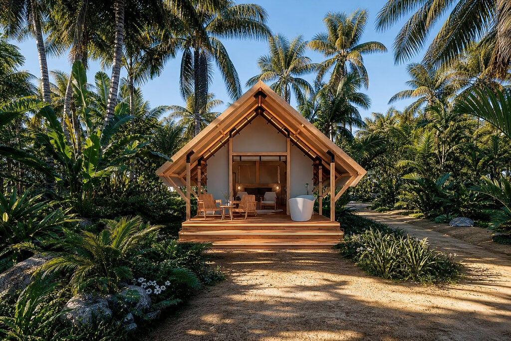 cabana construção modular