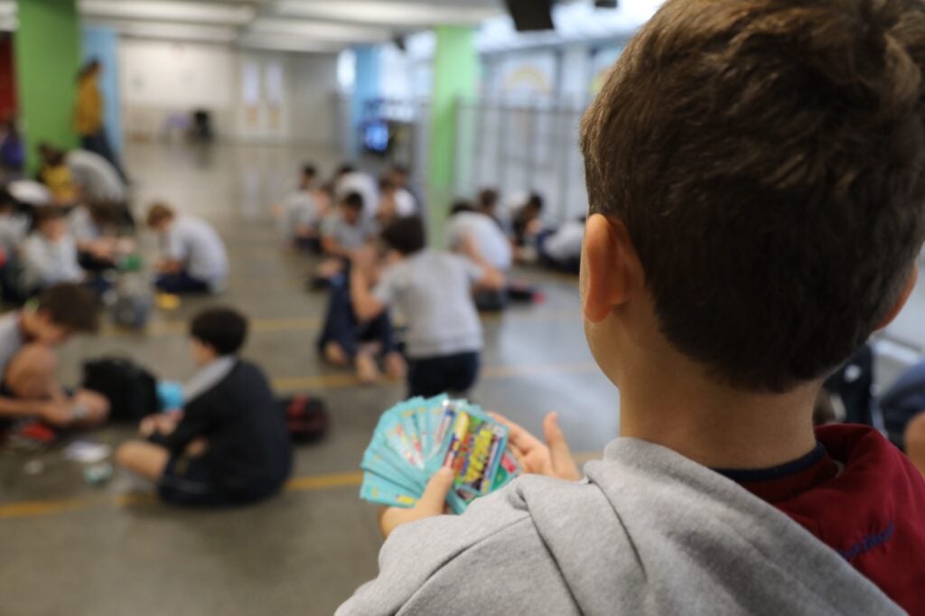 figurinhas da Copa Futebol Escola