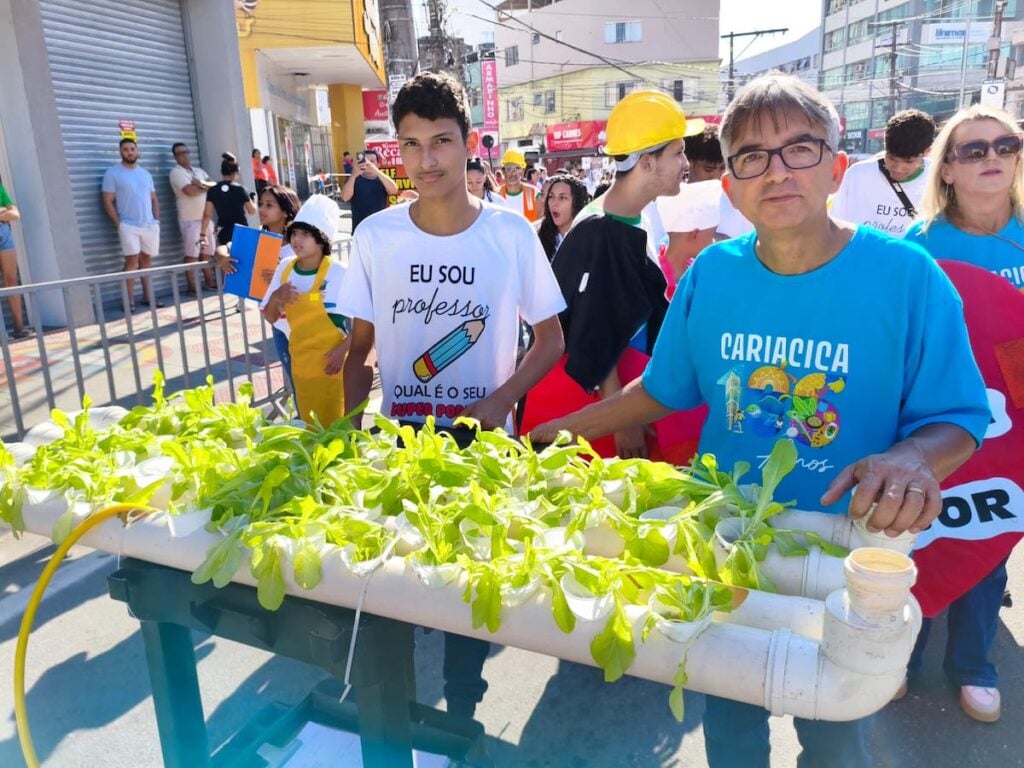 Horta hidropônica