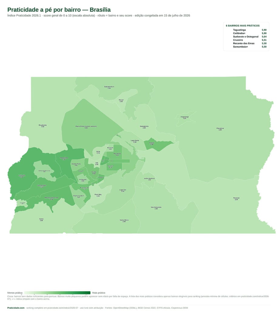 mapa bairros práticos brasília