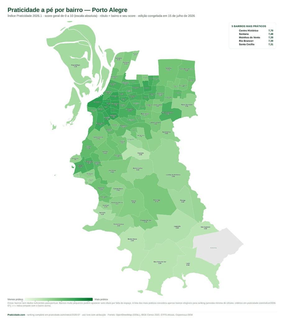 mapa bairros práticos porto alegre